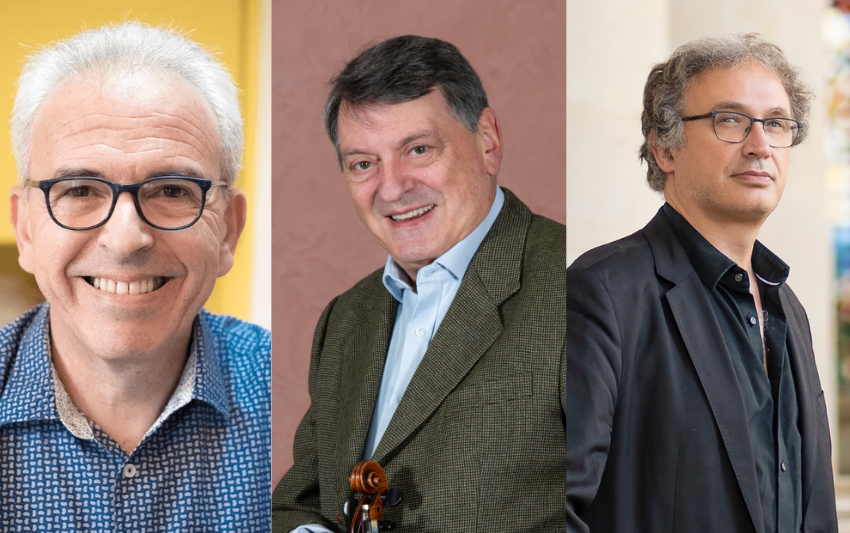 Rencontres et échanges avec François le Roux, Thierry Escaich & Alexis Galpérine.